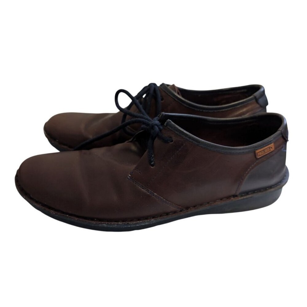 Pikolinos Santiago Mens Brown Leather Lace Up Oxford Shoes Size 43 US 9.5 10